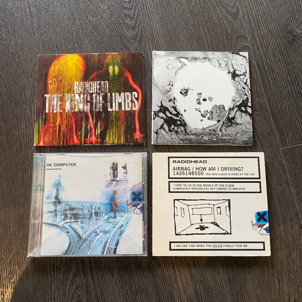 LOT OF 4 RADIOHEAD PREOWNED CDS